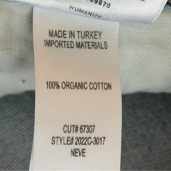 Citizens of Humanity Jeans Women 34 (42x28.5) Straight High Rise Blue Denim Neve - Picture 8 of 12